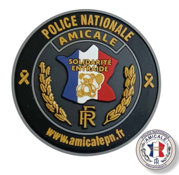 Écusson Septembre en Or 🧸 Amicale Police Nationale